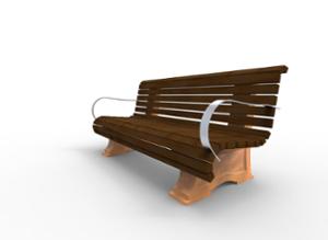 mobilier stradal, sezuturi, scaune din lemn, spatar din lemn, cotiera, beton, beton finisat, retro