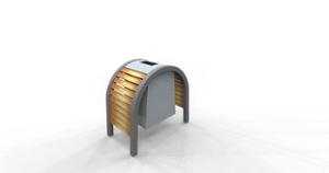 mobilier stradal, cos de gunoi, logo
