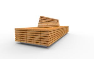 mobilier stradal, sezuturi, scaune din lemn, spatar din lemn, fata-dubla