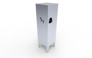 mobilier stradal, cos de gunoi, pentru canini