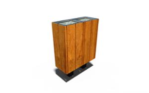 mobilier stradal, cos de gunoi, segregarea preliminara, acoperis / capac