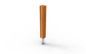 mobilier stradal, bolard, lemn