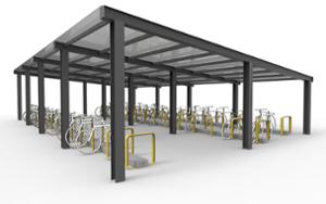 mobilier stradal, stand de biciclete, acoperis pentru biciclete, suport bicicleta