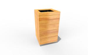 mobilier stradal, cos de gunoi