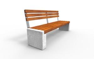mobilier stradal, sezuturi, scaune din lemn, spatar din lemn, beton, beton finisat