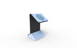 mobilier stradal, altele, beton, beton finisat, panou informativ, wzór zastrzeżony