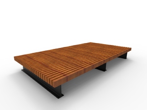 mobilier stradal, banca, scaune din lemn, fata-dubla, iluminare, modular
