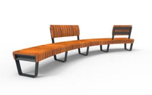 mobilier stradal, banca, sezuturi, curbat, modular