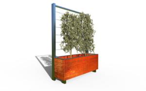 mobilier stradal, jardiniera, altele, spalier, lemn, mobile (compatibil pentru mufa de jante)
