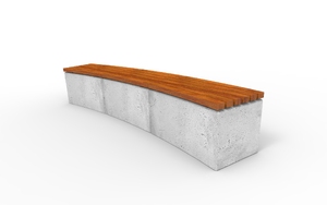 mobilier stradal, banca, sezuturi, curbat, beton, beton finisat, pret per 1 metru, lungimea masurata pe partea mai lunga