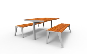 mobilier stradal, banca, scaune din lemn, set picnic