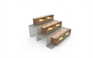 mobilier stradal, banca, sezuturi, solar, trybuna, kłoda, solarna listwa smartbeam