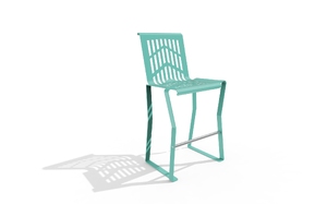 mobilier stradal, sezuturi, scaune din otel, spatar din otel, scaun, pentru o singura persoana, hoker