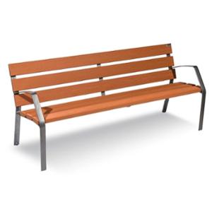 mobilier stradal, ławka, podłokietnik