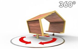 mobilier stradal, sezuturi, altele, pergola, acoperis, rotativ