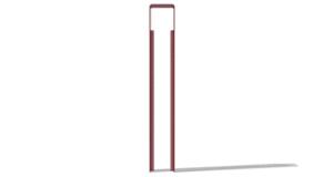 gatumöbler, pollare, corten, stål