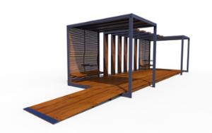 gatumöbler, övrigt, bänk, tillgänglighetsanpassad, pergola, litet bord, skärmtak