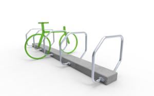 gatumöbler, cykelställ, betong, fristående, logo, slät betong, flera ställ, cykelställ