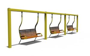 gatumöbler, bänk, övrigt, gunga, solcellsdriven, för en person, leasure and rest, solarna listwa smartbeam
