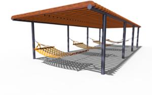 gatumöbler, bänk, bänk, övrigt, schäslong, modulär, hammock, leasure and rest
