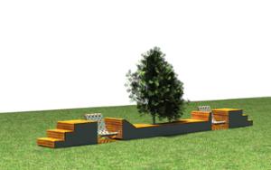 gatumöbler, bänk, bänk, planteringskärl, övrigt, schäslong, modulär, hammock, parklet, leasure and rest